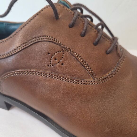 Ted Baker FUAMIN Cap Toe Brown Leather Oxford Shoe Size: 9.5US, 42.5EU, 8.5UK main image 3